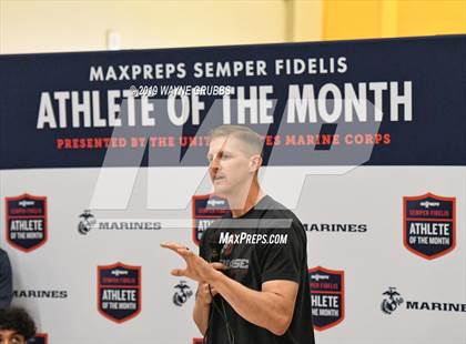 Thumbnail 2 in Marines H.S. Male Athlete of the Month - Kris Evans  photogallery.