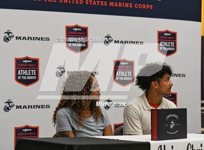 Thumbnail 2 in Marines H.S. Male Athlete of the Month - Kris Evans  photogallery.