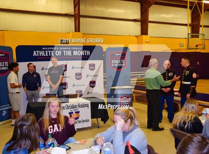 Thumbnail 2 in Marines H.S. Male Athlete of the Month - Kris Evans  photogallery.