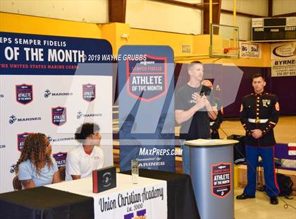 Thumbnail 3 in Marines H.S. Male Athlete of the Month - Kris Evans  photogallery.