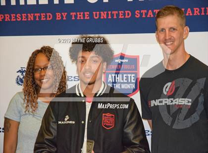 Thumbnail 3 in Marines H.S. Male Athlete of the Month - Kris Evans  photogallery.