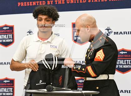 Thumbnail 3 in Marines H.S. Male Athlete of the Month - Kris Evans  photogallery.