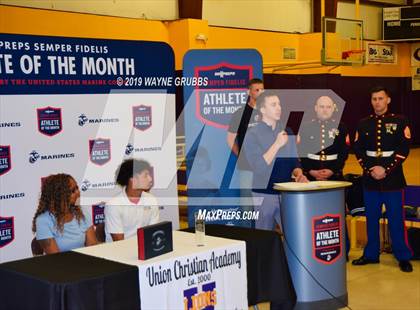Thumbnail 1 in Marines H.S. Male Athlete of the Month - Kris Evans  photogallery.