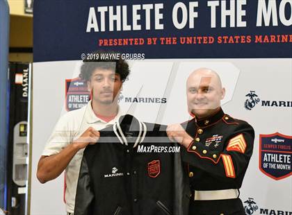Thumbnail 2 in Marines H.S. Male Athlete of the Month - Kris Evans  photogallery.