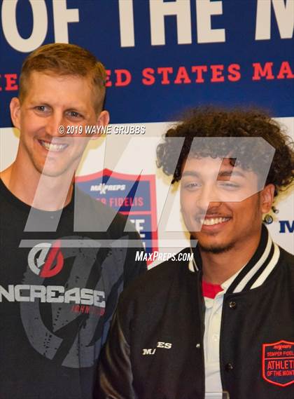 Thumbnail 3 in Marines H.S. Male Athlete of the Month - Kris Evans  photogallery.