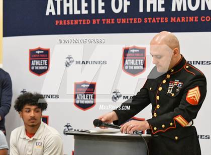 Thumbnail 2 in Marines H.S. Male Athlete of the Month - Kris Evans  photogallery.