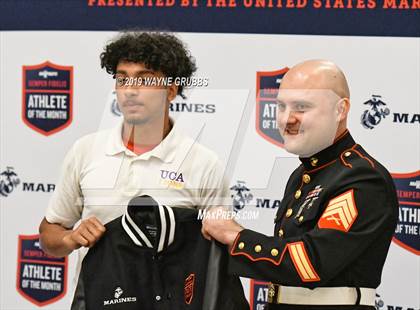 Thumbnail 1 in Marines H.S. Male Athlete of the Month - Kris Evans  photogallery.