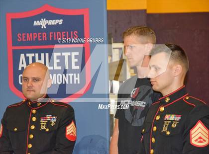 Thumbnail 1 in Marines H.S. Male Athlete of the Month - Kris Evans  photogallery.