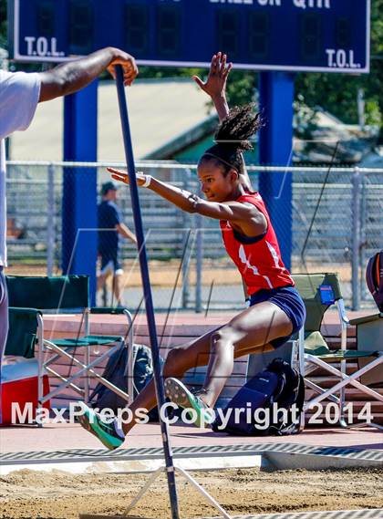 Thumbnail 1 in CIF SJS Division 1 Track and Field Championships (Girls Events) photogallery.