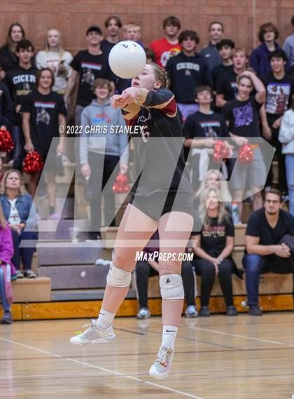 Thumbnail 1 in Red Mesa @ Cicero Prep Academy (AIA - 1A Quarterfinals) photogallery.