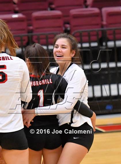 Thumbnail 1 in Madison vs. Churchill (Littleton Gym) photogallery.