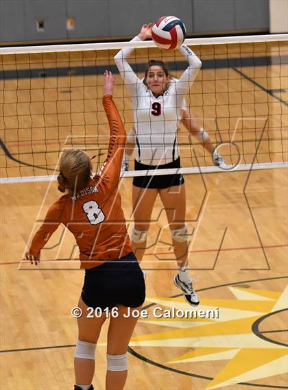 Thumbnail 3 in Madison vs. Churchill (Littleton Gym) photogallery.