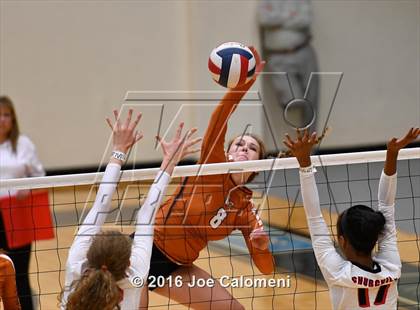 Thumbnail 3 in Madison vs. Churchill (Littleton Gym) photogallery.