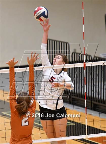 Thumbnail 3 in Madison vs. Churchill (Littleton Gym) photogallery.