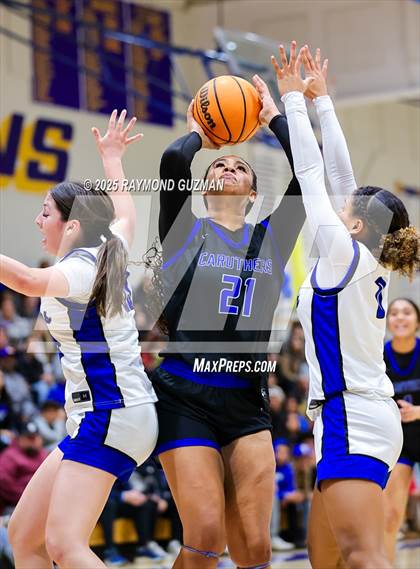 Thumbnail 2 in Caruthers @ Clovis- CIF CS Division 1- Quarterfinals photogallery.