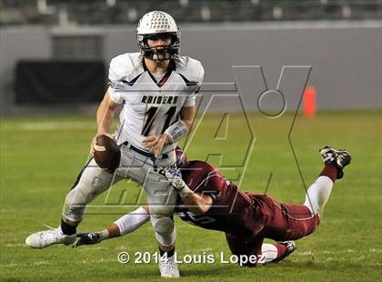 Thumbnail 1 in Central Catholic vs. St. Margaret's (CIF State Final DIV 4) photogallery.