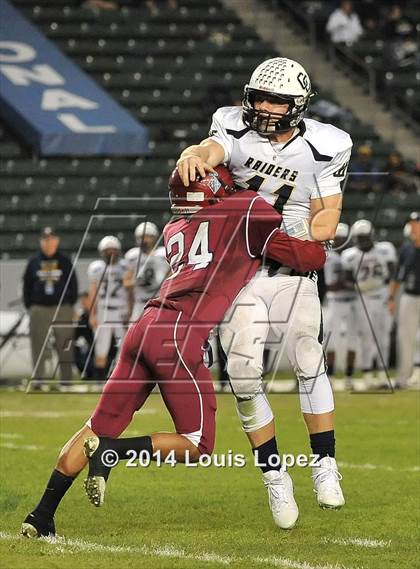 Thumbnail 1 in Central Catholic vs. St. Margaret's (CIF State Final DIV 4) photogallery.
