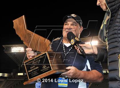 Thumbnail 1 in Central Catholic vs. St. Margaret's (CIF State Final DIV 4) photogallery.