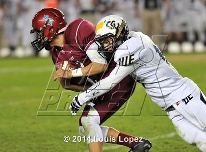 Thumbnail 3 in Central Catholic vs. St. Margaret's (CIF State Final DIV 4) photogallery.