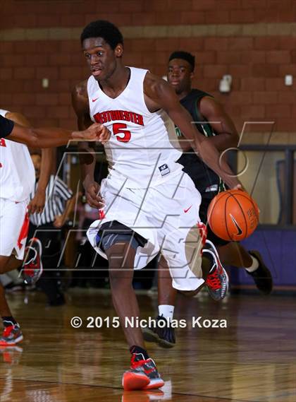 Thumbnail 3 in Westchester vs. Narbonne (#D1Bound SoCal. Christmas Classic) photogallery.