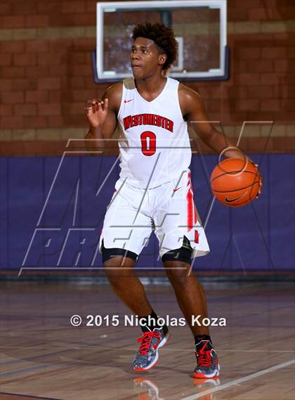 Thumbnail 2 in Westchester vs. Narbonne (#D1Bound SoCal. Christmas Classic) photogallery.