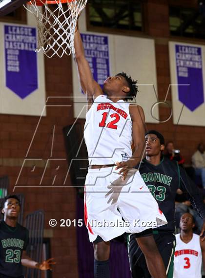 Thumbnail 2 in Westchester vs. Narbonne (#D1Bound SoCal. Christmas Classic) photogallery.