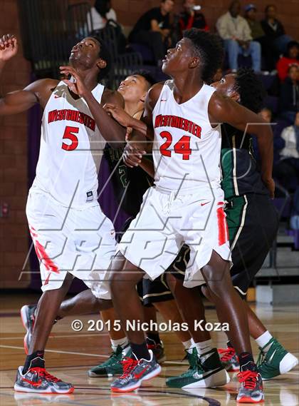 Thumbnail 1 in Westchester vs. Narbonne (#D1Bound SoCal. Christmas Classic) photogallery.