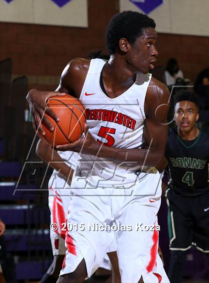 Thumbnail 3 in Westchester vs. Narbonne (#D1Bound SoCal. Christmas Classic) photogallery.