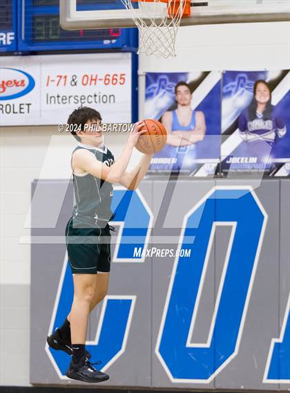 Thumbnail 1 in Fisher Catholic vs  Tree of Life Christian (OHSAA Central District Division IV District Semifinal) photogallery.