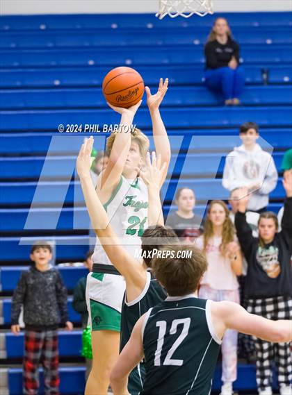 Thumbnail 1 in Fisher Catholic vs  Tree of Life Christian (OHSAA Central District Division IV District Semifinal) photogallery.