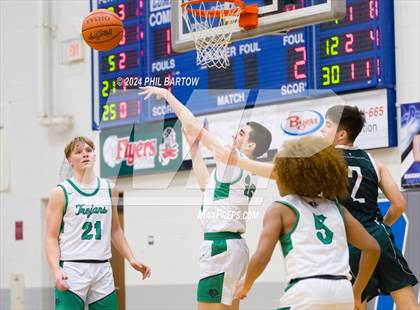 Thumbnail 1 in Fisher Catholic vs  Tree of Life Christian (OHSAA Central District Division IV District Semifinal) photogallery.