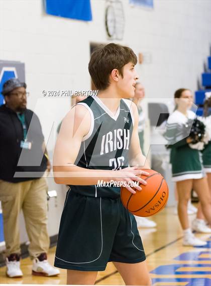 Thumbnail 2 in Fisher Catholic vs  Tree of Life Christian (OHSAA Central District Division IV District Semifinal) photogallery.