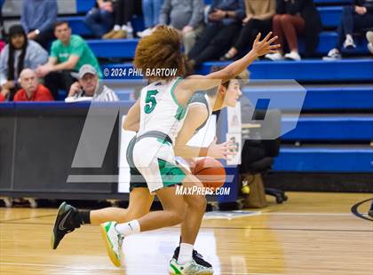 Thumbnail 1 in Fisher Catholic vs  Tree of Life Christian (OHSAA Central District Division IV District Semifinal) photogallery.