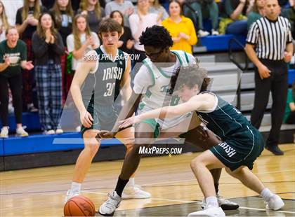 Thumbnail 1 in Fisher Catholic vs  Tree of Life Christian (OHSAA Central District Division IV District Semifinal) photogallery.