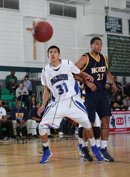 Thumbnail 2 in Palisades vs. JW North (MLK Showcase) photogallery.