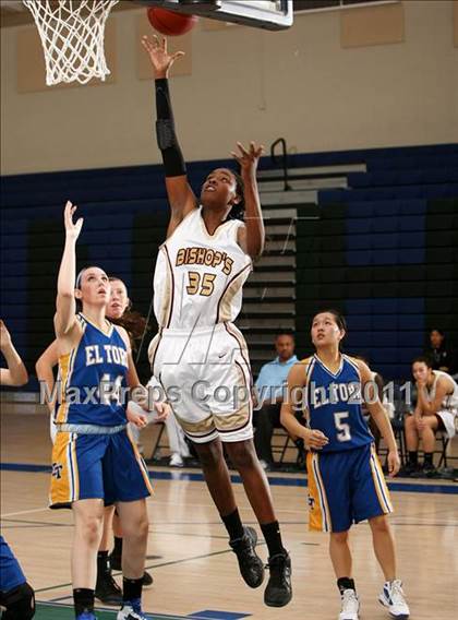 Thumbnail 2 in El Toro vs. Bishop's (So Cal Holiday Prep Classic) photogallery.