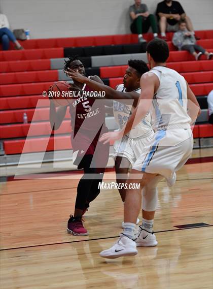 Thumbnail 1 in Santa Fe Catholic vs Nature Coast Tech (Sun Bash Tournament) photogallery.