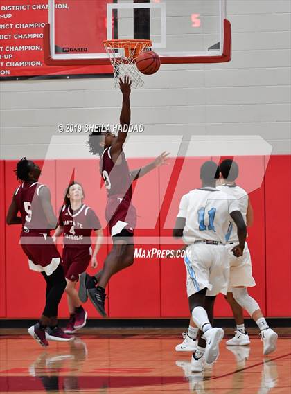 Thumbnail 3 in Santa Fe Catholic vs Nature Coast Tech (Sun Bash Tournament) photogallery.