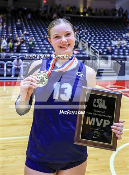 Thumbnail 3 in Bushland vs. Goliad (UIL 3A D1 Volleyball Final Medal Ceremony) photogallery.