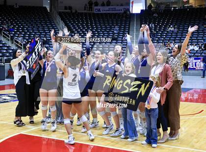 Thumbnail 3 in Bushland vs. Goliad (UIL 3A D1 Volleyball Final Medal Ceremony) photogallery.