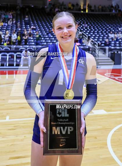 Thumbnail 2 in Bushland vs. Goliad (UIL 3A D1 Volleyball Final Medal Ceremony) photogallery.