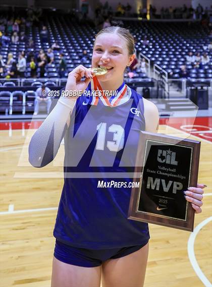 Thumbnail 1 in Bushland vs. Goliad (UIL 3A D1 Volleyball Final Medal Ceremony) photogallery.