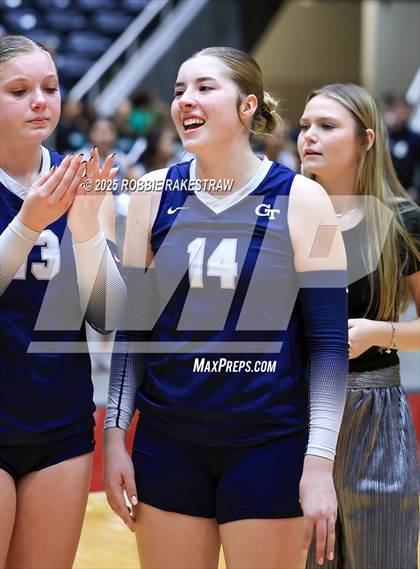 Thumbnail 3 in Bushland vs. Goliad (UIL 3A D1 Volleyball Final Medal Ceremony) photogallery.