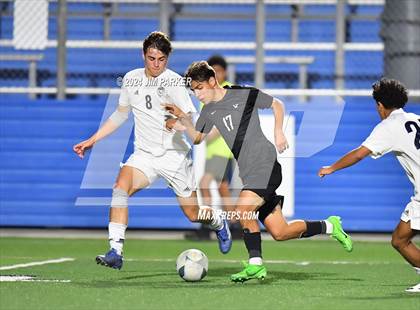 Thumbnail 3 in Vandegrift vs. Flower Mound (UIL 6A Soccer Semifinal) photogallery.