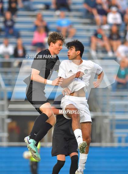 Thumbnail 1 in Vandegrift vs. Flower Mound (UIL 6A Soccer Semifinal) photogallery.