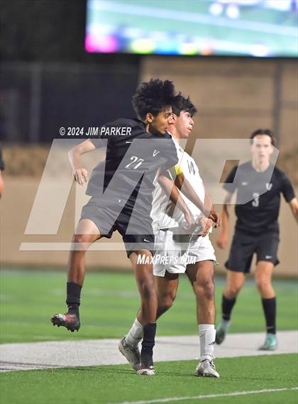 Thumbnail 1 in Vandegrift vs. Flower Mound (UIL 6A Soccer Semifinal) photogallery.