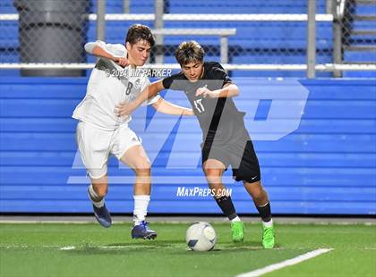 Thumbnail 3 in Vandegrift vs. Flower Mound (UIL 6A Soccer Semifinal) photogallery.