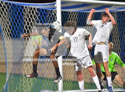 Thumbnail 1 in Vandegrift vs. Flower Mound (UIL 6A Soccer Semifinal) photogallery.