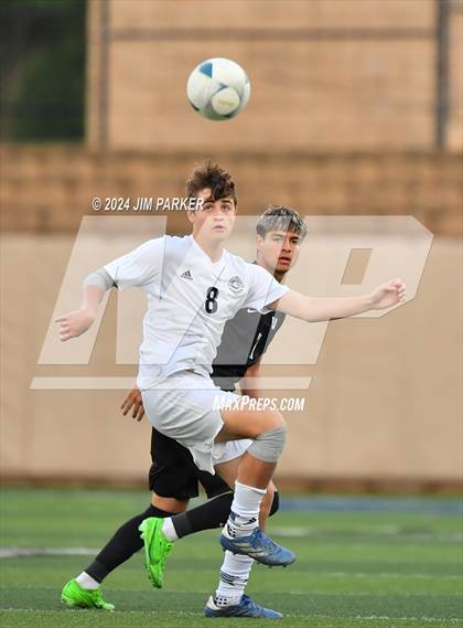 Thumbnail 1 in Vandegrift vs. Flower Mound (UIL 6A Soccer Semifinal) photogallery.
