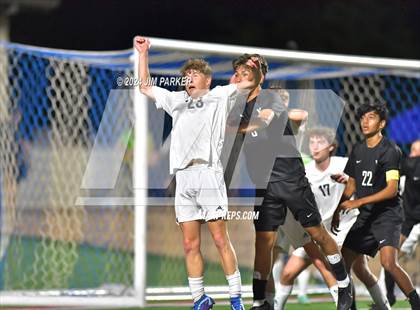 Thumbnail 3 in Vandegrift vs. Flower Mound (UIL 6A Soccer Semifinal) photogallery.